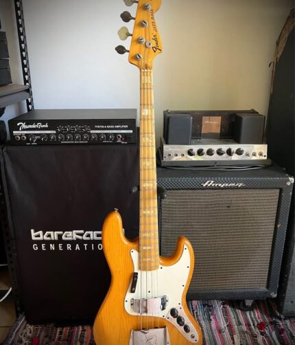 1973 Fender JAZZ Bass in Original Natural finish With TOLEX Hard Case