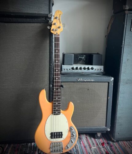 1988 Musicman Stingray Bass in Rare Peach Finish - 1 of 12