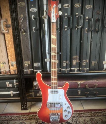 1968 RICKENBACKER 4003 BASS IN FIREGLO FINISH  WITH ORIGINAL HARD CASE